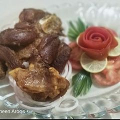A picture of Fried Shanks/Bong ka gosht.
