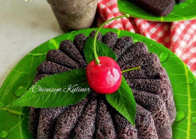 Cara Memasak Bolu kukus ketan hitam santan Ekonomis Untuk Jualan