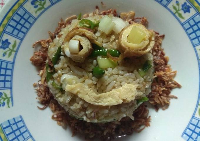 Nasi goreng ebi Lombok ijo foto resep utama