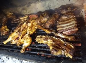 Una foto de Asado