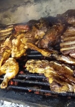 Una foto de Asado