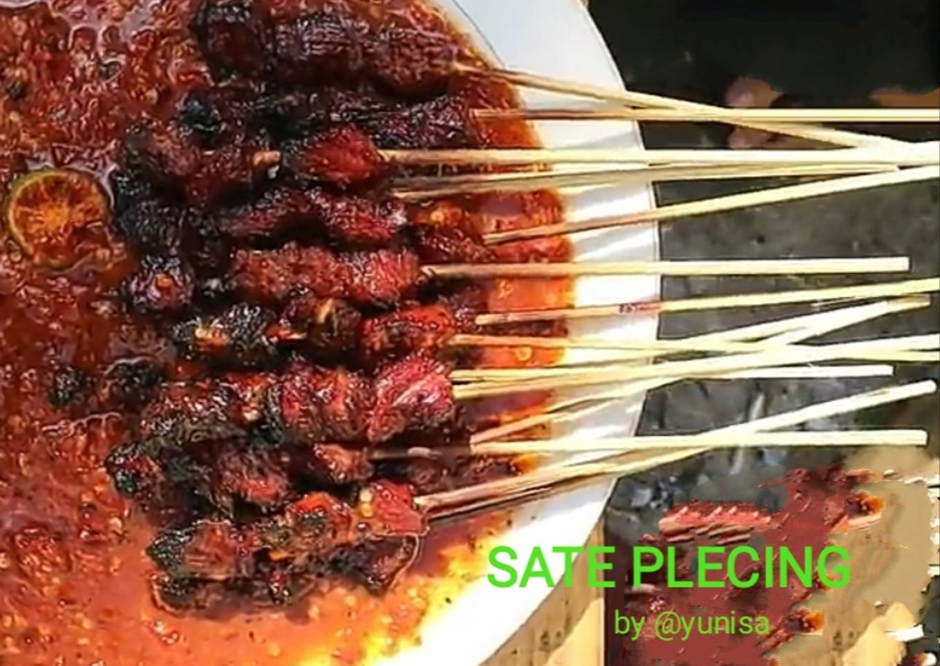 Sate plecing pedas