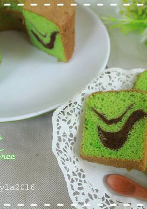 Foto resep Chiffon Pandan Tepung Beras (gluten free) Super Simple