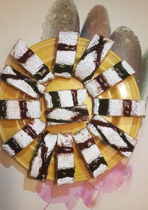 Une photo de Kroki à la confiture et sucre glace