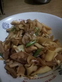 Foto resep Rebung oseng pedas