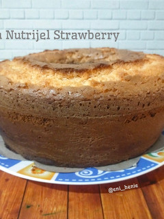 Foto resep 599. Bolu Nutrijel Strawberry