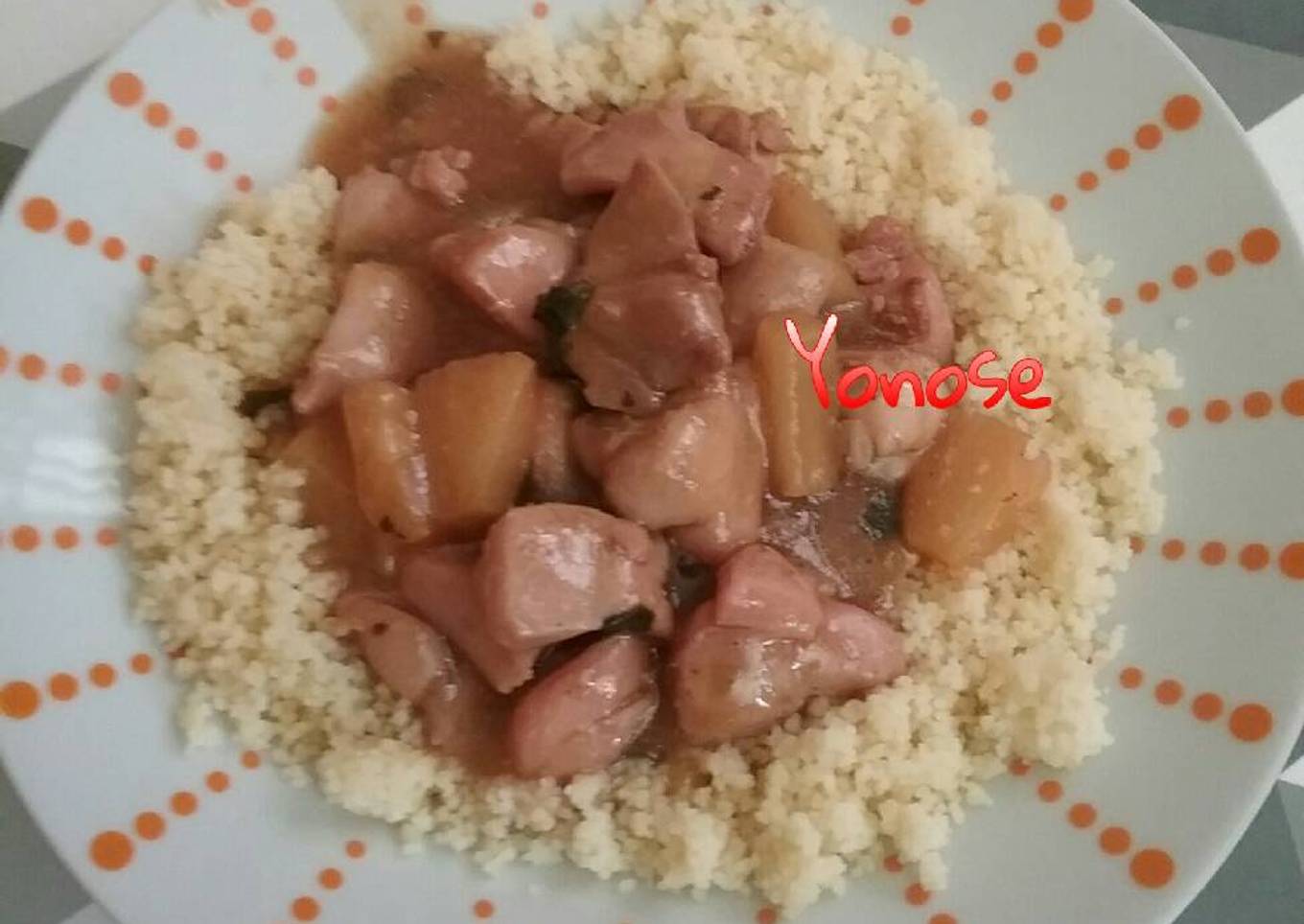 Pollo con piña