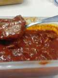 Lengua de puerco en adobo rojo