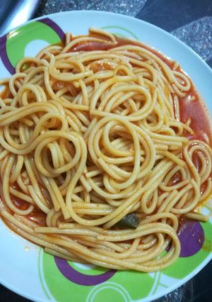 صورة لوصفة معكرونة بطريقتي