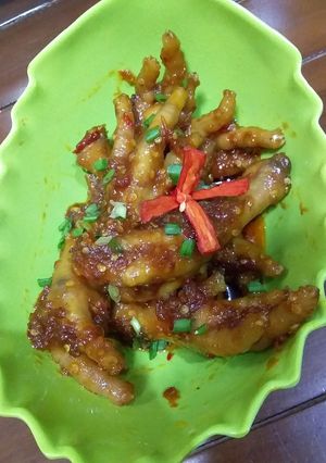 Foto resep Ceker pedess nampoll bumbu uleg
