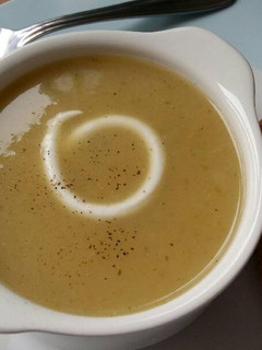 A picture of Vickys Celery Soup, GF DF EF SF NF.