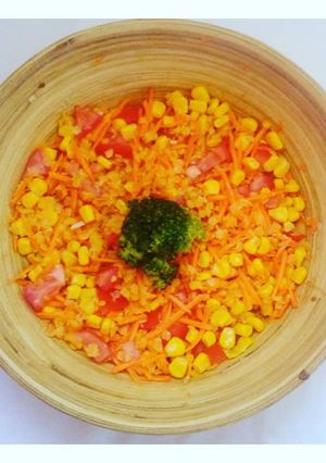 Une photo de Salade de carottes, lentilles de corail 🥗🥕
