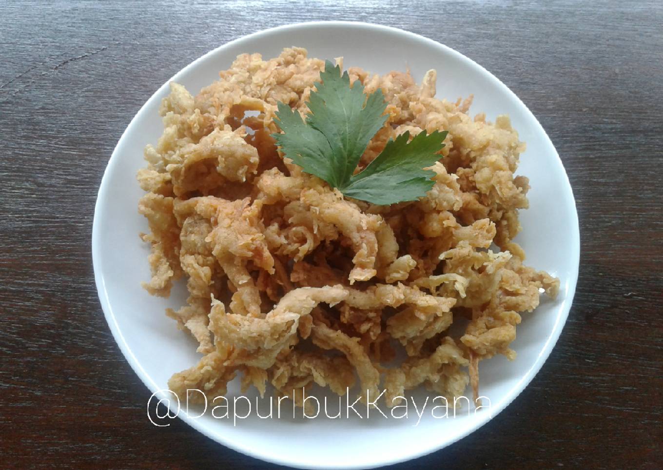 163 Kriuk Jamur Tiram Krispi Renyah
