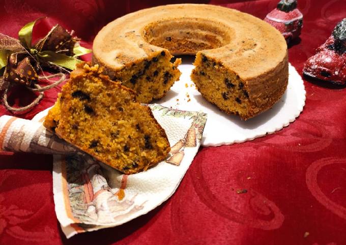 Modo semplice a Fai Ultimate Ciambella alla zucca con cioccolato