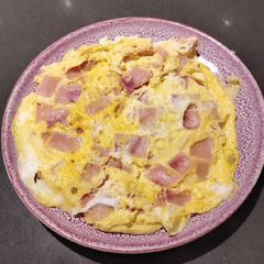 A picture of Fried Egg with Ham.