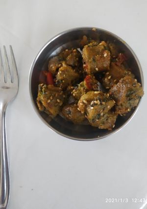 A picture of Jowar Gatte.