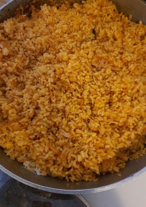 Una foto de Arroz Guisado (pollo enlatado)