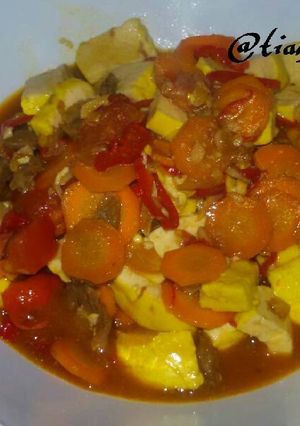 Foto resep Tumis tahu daging