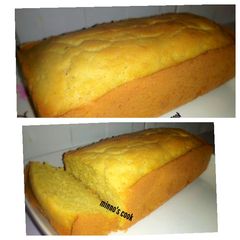 Vanilla cake loaf A picture of Vanilla cake loaf.