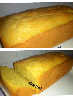A picture of Vanilla cake loaf.
