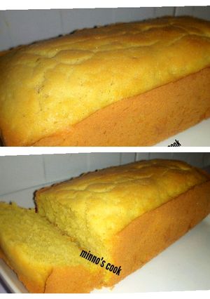 A picture of Vanilla cake loaf.
