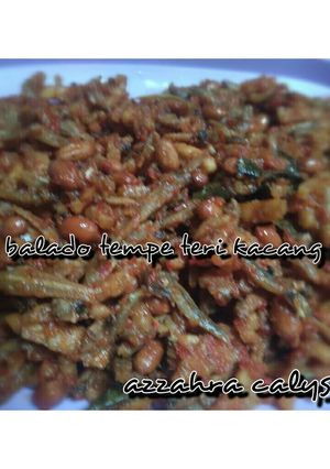 Foto resep Balado tempe teri kacang