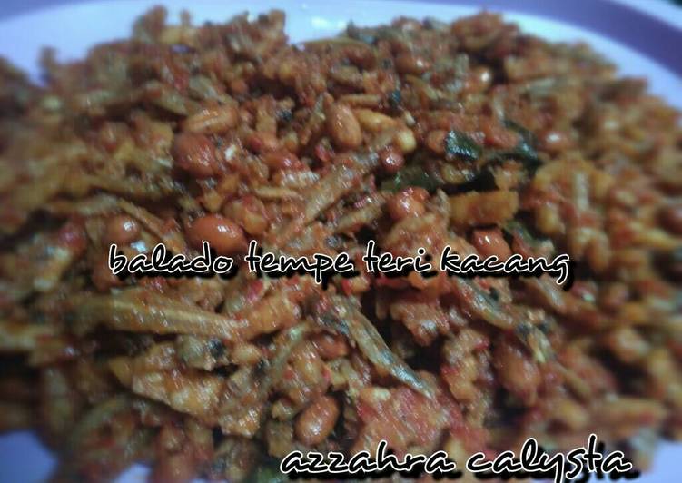 Resep: Untuk Mencoba Di RumahBalado tempe teri kacang