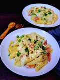 Creamy Garlic Penne Pasta