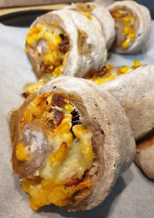 Expressz töltött háromszögek glutén, tej és tojásmentesen recept fotója