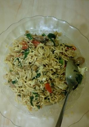 Foto resep Mie goreng telur sederhana