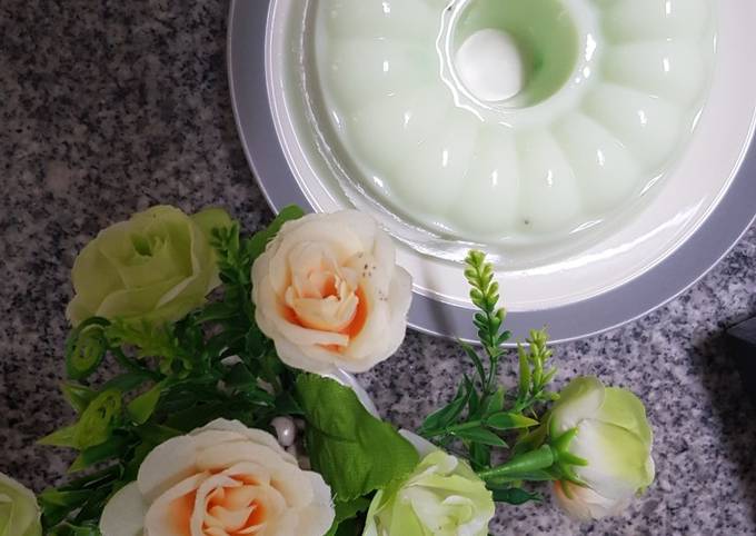 Puding nutrijel rasa melon susu simple