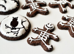 Halloween keksz recept fotója