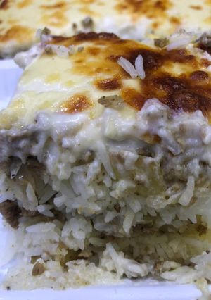 صورة لوصفة صينية الأرز باللحم المفروم