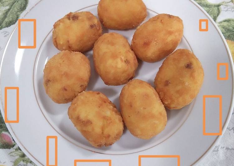 Crocchette di riso, salsiccia e zafferano