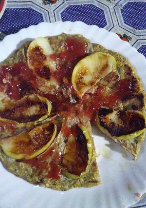 Una foto de Panqueque de banana sin harina(tipo invertido)😍