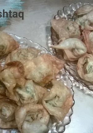 A picture of Crispy fried wontons.