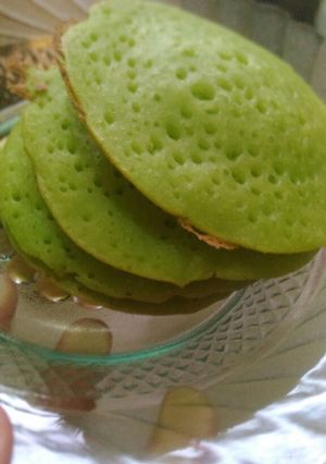 Foto resep Serabi Pandan Kuah