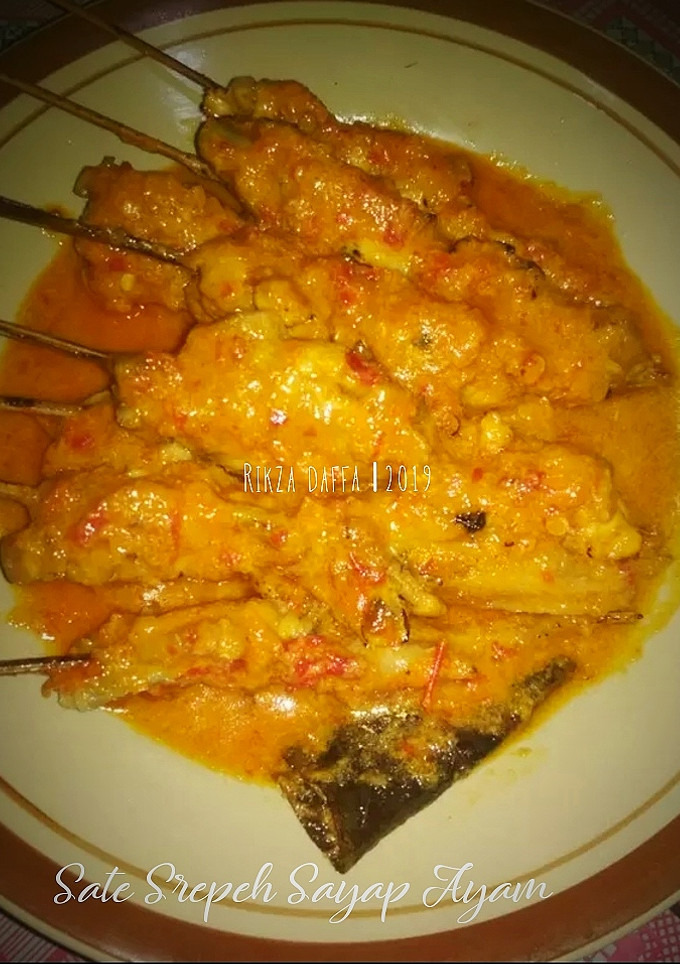 Foto resep Sate Srepeh Sayap Ayam Khas Rembang