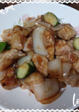 A picture of Sweet and Sour Chicken Thighs.