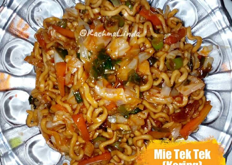 Resep Mie Tek Tek Simpel dan Yummy Anti Gagal