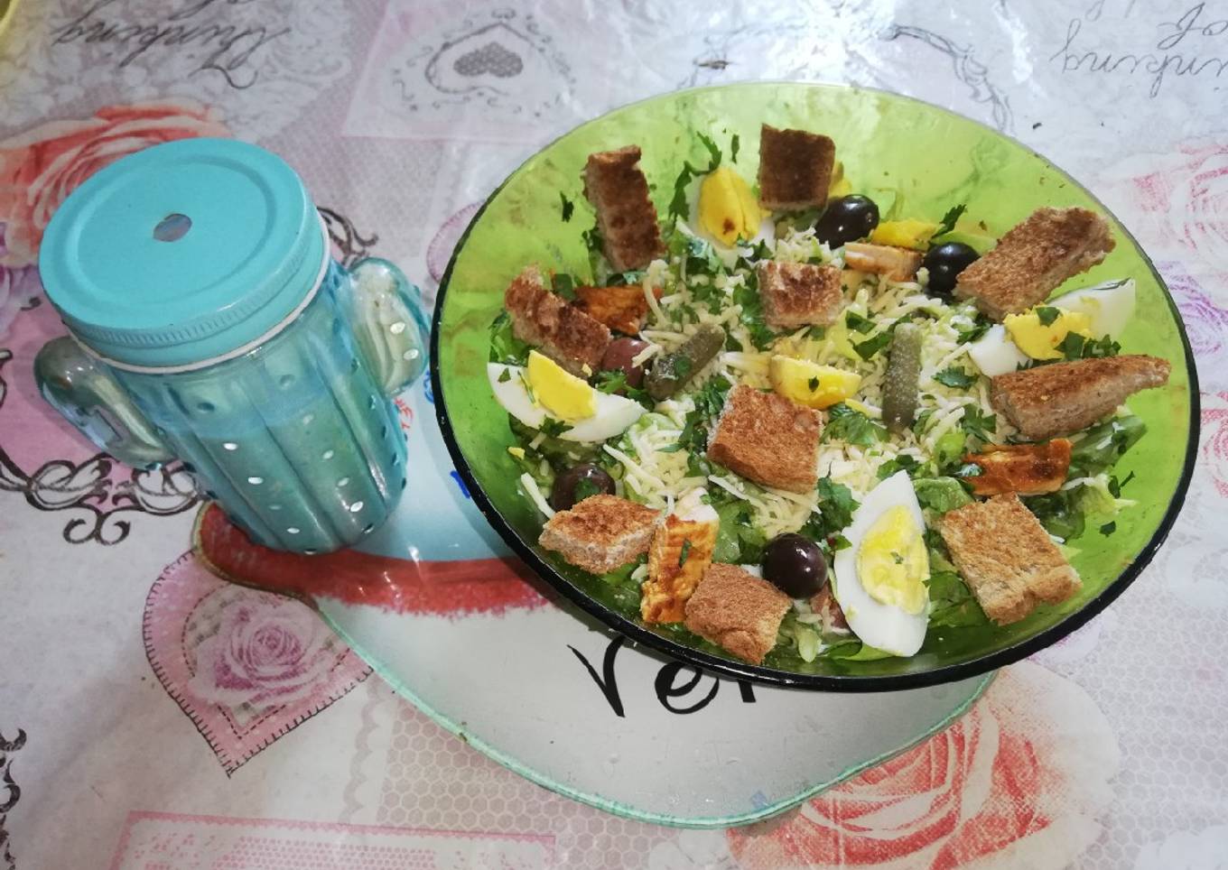 Steps to Make Homemade Salade césar