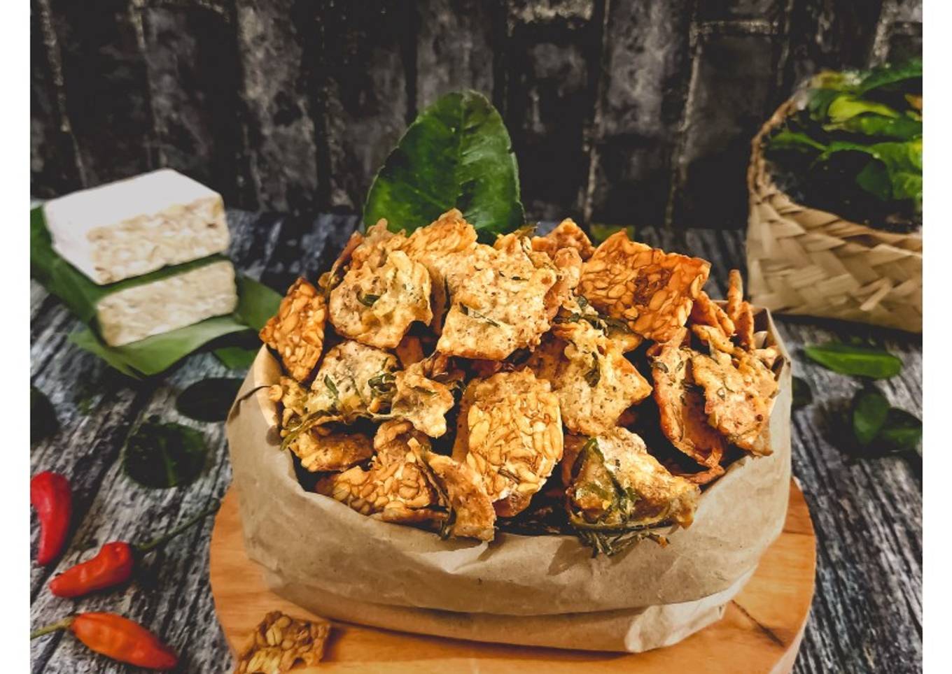Keripik Tempe Daun Jeruk