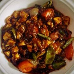 Paneer chilli sabji A picture of Paneer chilli sabji.