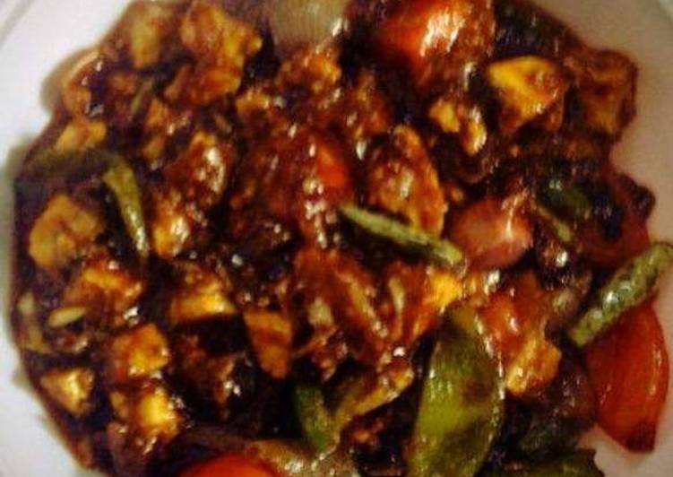Easiest Way to Prepare Super Quick Homemade Paneer chilli sabji
