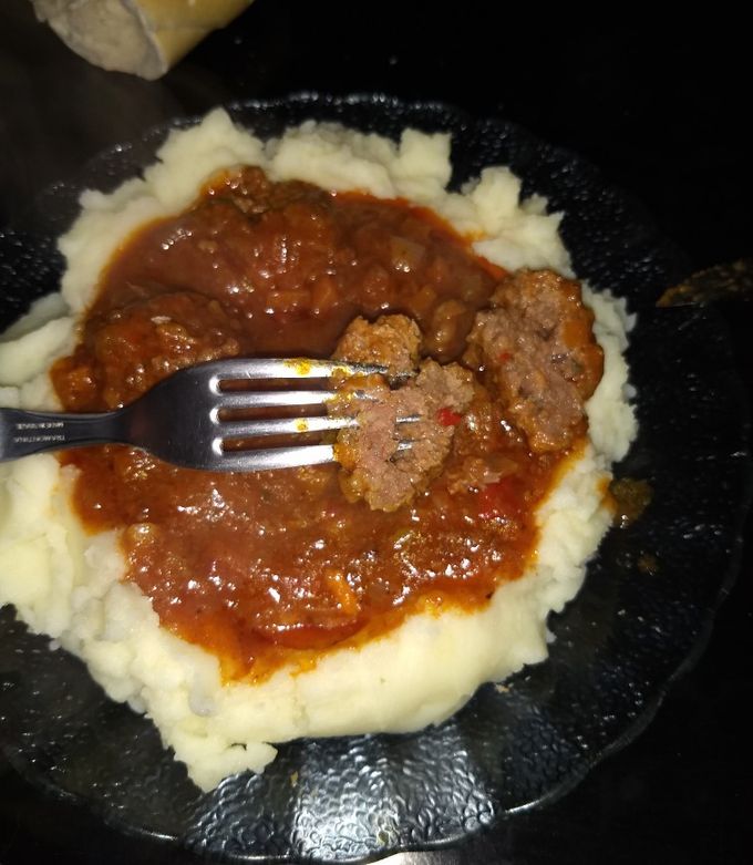 Una foto de Albóndigas con puré 🤤🤤🤤🤤