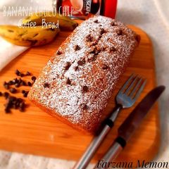 A picture of Chocolate chip Banana bread.