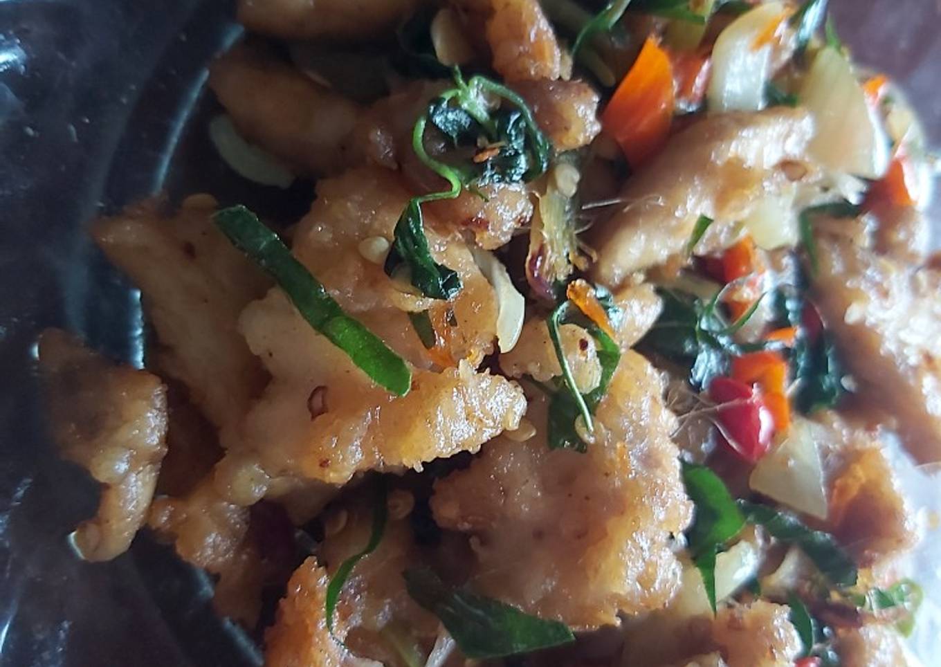 Ayam goreng tepung kemangi