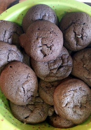 A picture of Chocolate Mint Cookies.