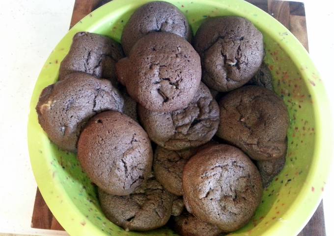 Recipe of Super Quick Chocolate Mint Cookies