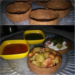 A picture of Raj kachori (kuttu atta).